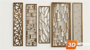 Folding screen Skp Files 